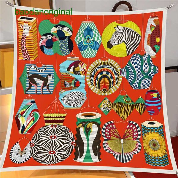 

hemres designer scarves cartoon cute girl square ribbons accessories binding bags small printed hair bands simulated silk scarves 5blf, Blue;gray