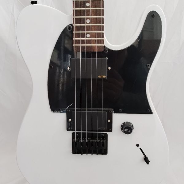 

factory customization new white electric guitar quality assurance