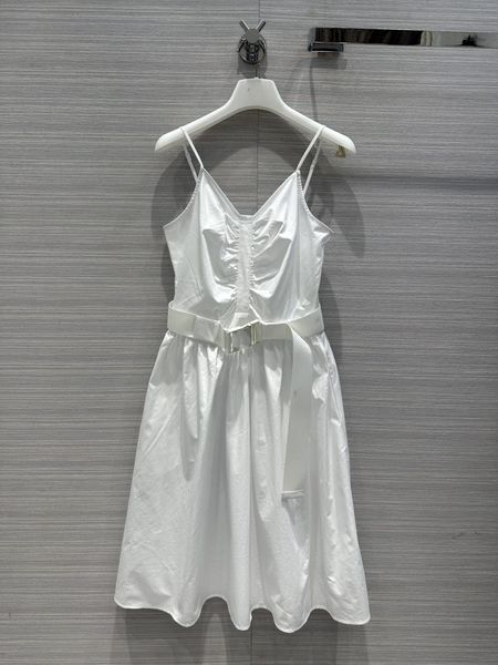 

casual dresses2023 luxury designer designs new spring/summer beautifully adolescent style strap dress, Black;gray