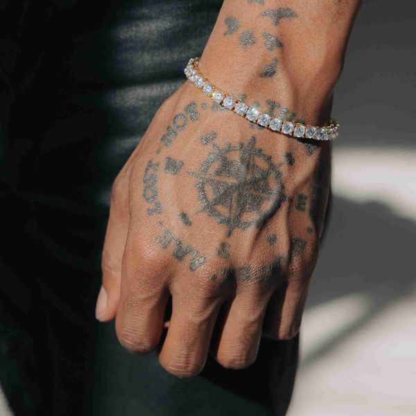 

handcrafted 10k solid gold lab grown diamond tennis chain necklace 3mm 4mm 5mm iced out chain grc certificate fine jewelry, Silver