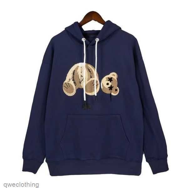 

die designer mens sweater sweatshirts women streetwear jackets palms bear hoodies men's color grey black red 100% pure cotton size s xl, White;black