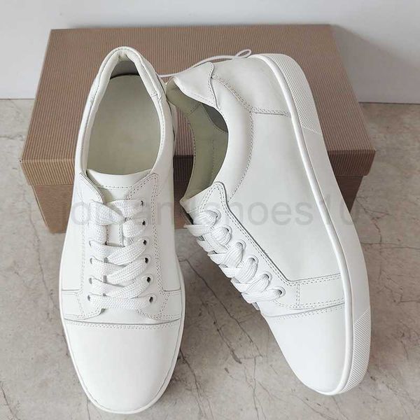 

luxurys designers men shoes spikes flat sneakers fashion glitter party wedding shoes black white leather trainers with box eu47 5.0