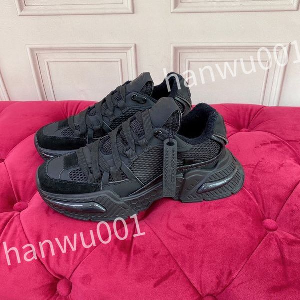 

2023 luxury casual shoes men designer sneaker white leather calfskin sneakers shoes comfort outdoor trainers women's walking, Black