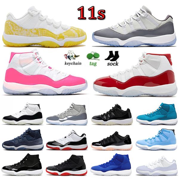

jumpman 11s basketball shoes 11 cherry valentines day dmp cement cool grey low 72- white bred concord space jam off unc jorda11s women sne, Black
