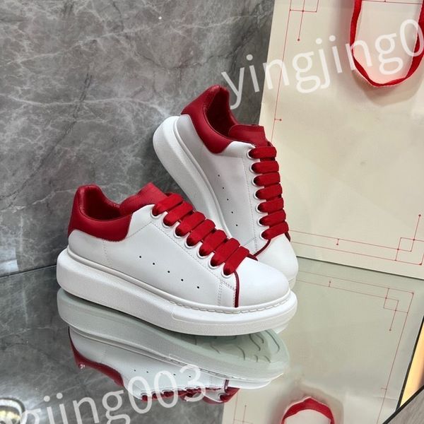 

2023 luxury classic men's ladies casual shoes designer fashion leather flat street couple sneakers outdoor running shoes, Black