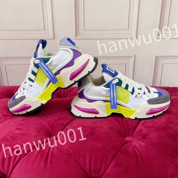 

2023 new casual shoe men designer sneaker white leather calfskin sneakers shoes comfort outdoor trainers women walking, Black