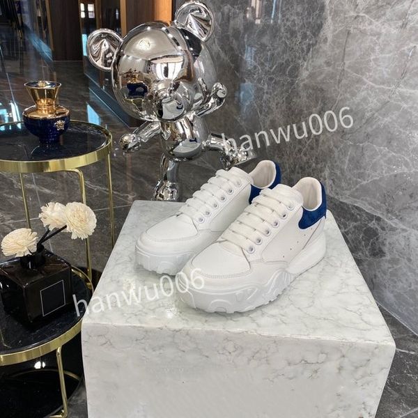 

new women men quality designer sneaker lace up genuine leather sneakers fashion casual designer sneaker, Black