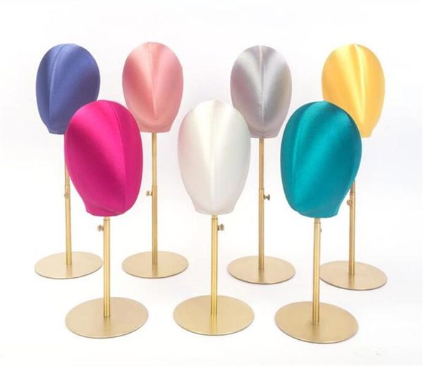

7style color head female mannequin jewelry packaging hat frame necklace earring display frame model frame fake head props d0977221252, Khaki
