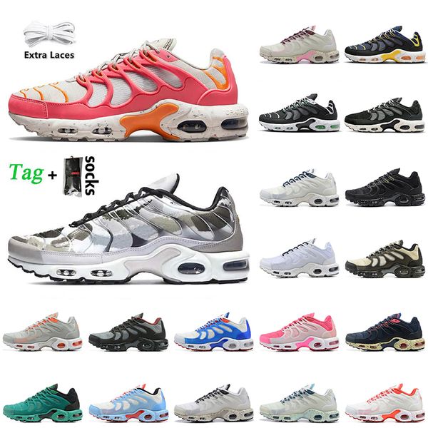 

jogging tns sneakers tn plus terrascape running shoes for women mens triple black coral brushstroke cama pink blue red michigan grey orange