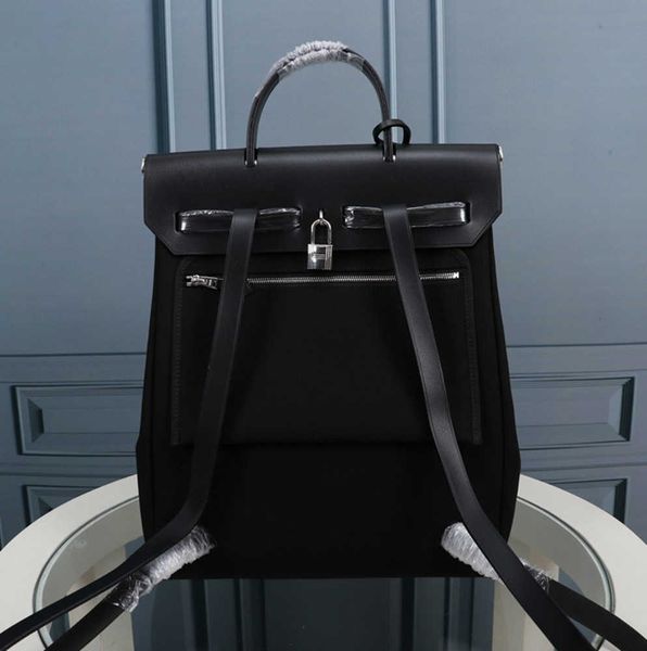 

9a mirror quality heighten herbag backpack bag handbag luxury designer shoulders purse cowhide genuine leather canvas large tote shoppping m