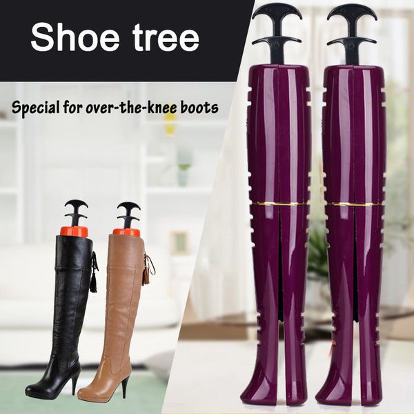 

shoe parts accessories 2 pcs tree high heel boots shaper exquisite highbarreled leather boot support shape shoe stretcher 230512, White;pink