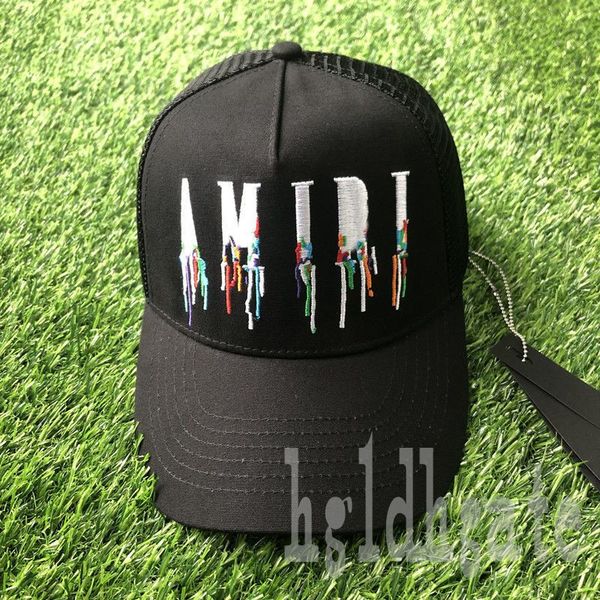 

fashion designer hat with letters baseball cap creative embroidery design casquette sport mesh summer breathable trucker hat size adjustable, Blue;gray