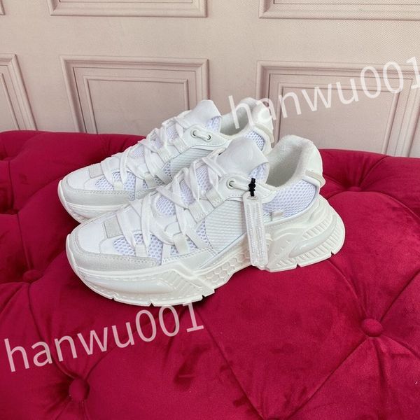 

2023 casual shoe men designer sneaker white leather calfskin sneakers shoes comfort outdoor trainers women walking, Black