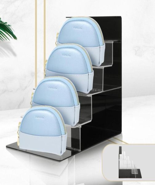 

jewelry pouches bags 1pc acrylic storage rack collection display wallet holder3456618, Pink;blue