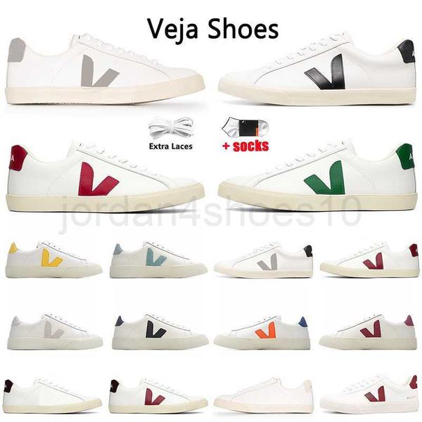 

veja women casual shoes luxury designer vejas sneakers classic white fashion couples vegetarianism style fashion woman mens trainers loafers