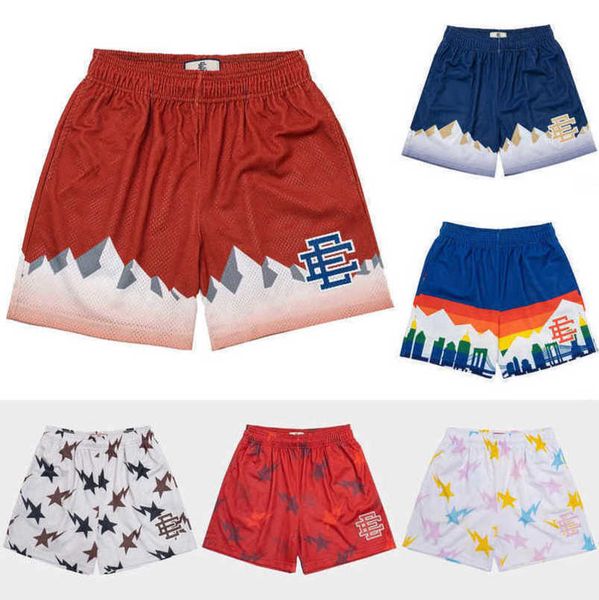 

fashion ee men's luxury shorts eric emanuel basic new york city skyline men women jog pants loose casual fitness muscle sports beach sh, White;black