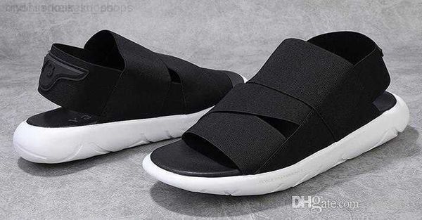 

2019 summer y3 sandals male black warrior open toe thick bottom trend roman men's elastic casual breathable beach shoes