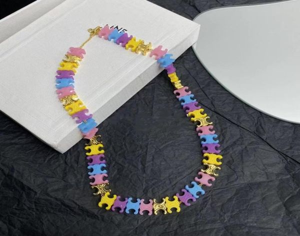 

jelly candy colors resin women039s bracelet 2022 new design simple ladies colorful necklace designer jewelry n02143940201, Black