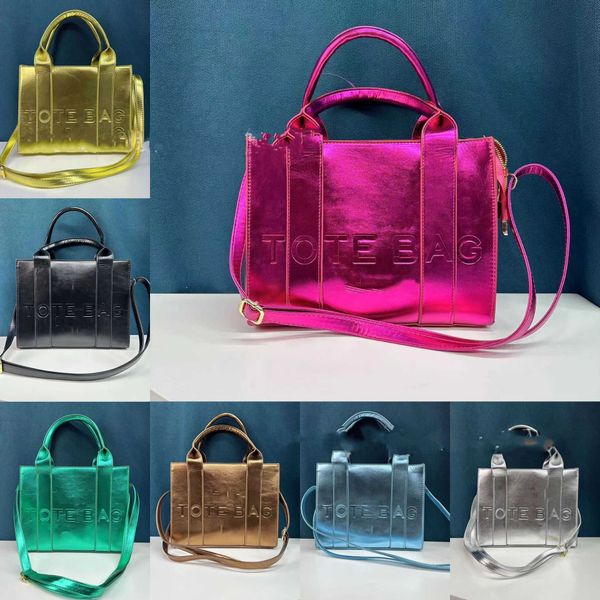 

cross-border trendy tote bag 2023l flashing shoulder bag women's bag european and american all-match oblique cross bag women 230513