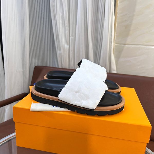 

famous summer cassandra wedge espadrilles designer sandals leather pumps straw weaving parting wedding dress shoes ankle strap platform 0426, Black