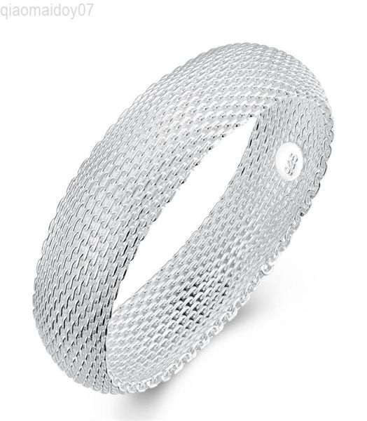 

delicate 925 silver braided bracelets for women wedding engagement party european american style bracelet jewelry l2208123822602, Black
