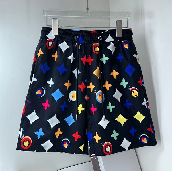 

summer shorts men board shorts designer mens womens beach swim pants fashion casual baseball sports running polyester blends gradient craft, White;black