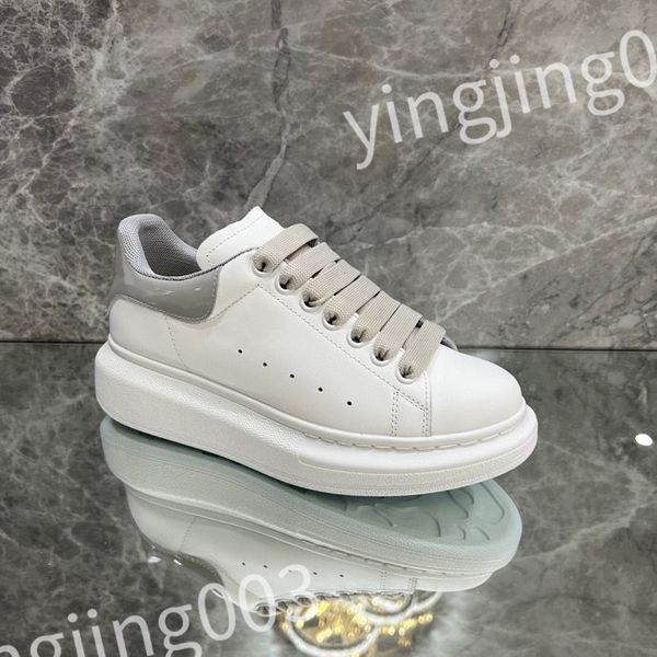 

new men's ladies casual shoes fashion leather colorblock flat street couple sneakers outdoor running shoes 39-46 sizes, Black