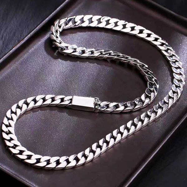 

baifu jewelry cuba style 925 sterling silver hip hop necklace chain for man