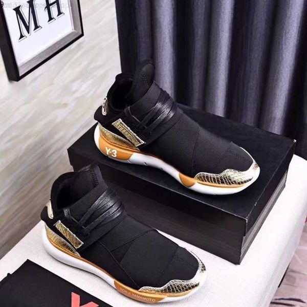 

mens shoe kaiwa designer sneakers kusari ii fashion y3 women shoes trendy lady y-3 casual trainers us 5.5-11, Black
