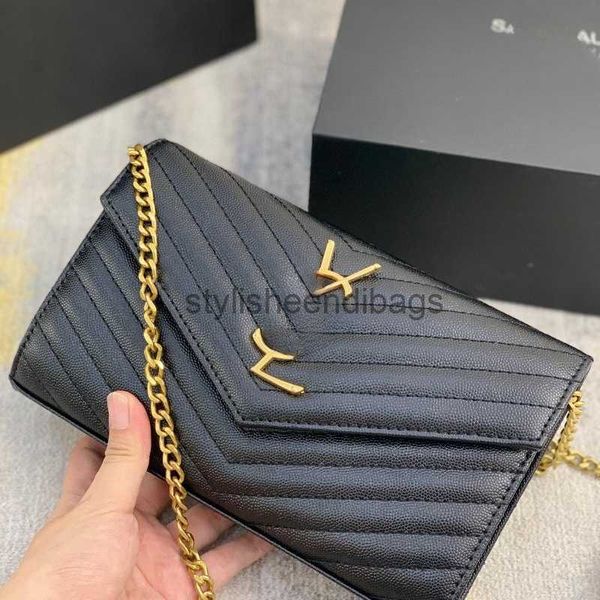 

stylisheendibags retro square bag simple envelope purse fashion chain shoulder bag classic wave texture crossbody bags travel leisure commut