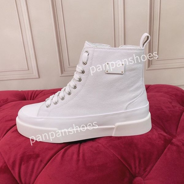 

2023fashion casual shoes men designer leather lace-up sneakers fashion lady flat running letters shoes platform sneaker, Black