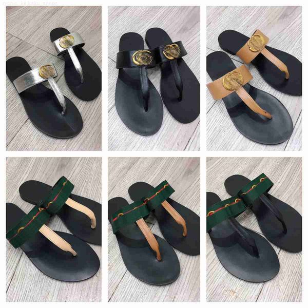 

designer slippers luxury double g flip flop brand slides sandals men women shoes summer beach indoor outdoor slide flat classic slide sandal, Black