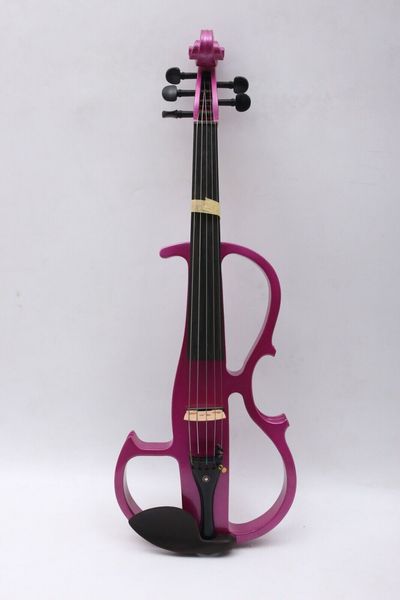 

5string 16inch electric viola nice tone case bow purple color #el8