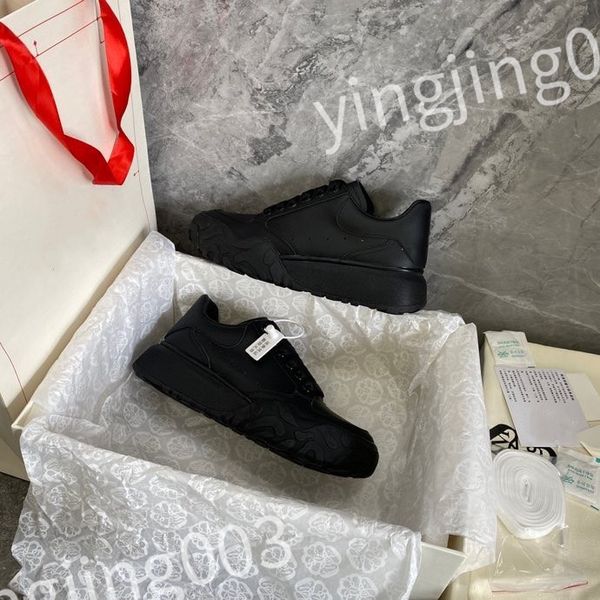 

luxury men women classic casual shoes sneakers vintage platform multicolor trainer sneakers designer outdoor sport trainers, Black