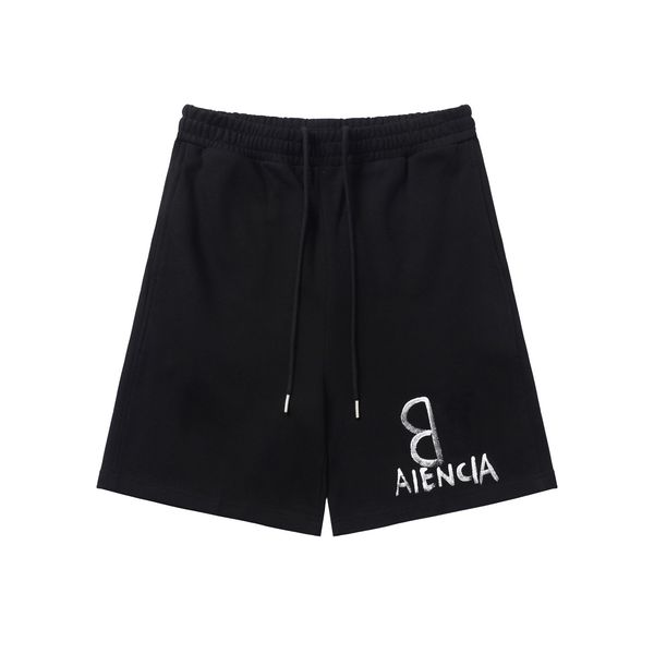 

designer men summer short pant cotton sports shorts panties fashion plain street length drawstring low pants knee beach luxry shorts for man, White;black