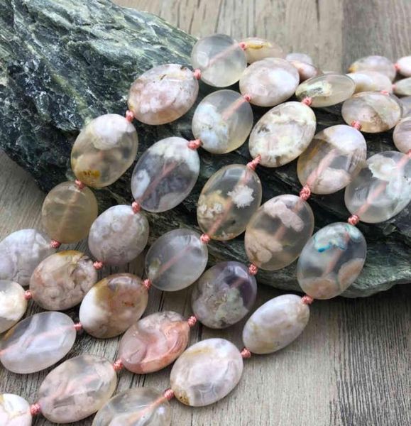 

egg shape cherry quartz neklace bracelet beads agates nugget loose beads15x20mm gems stone space beads for diy jewelry1812963, Black