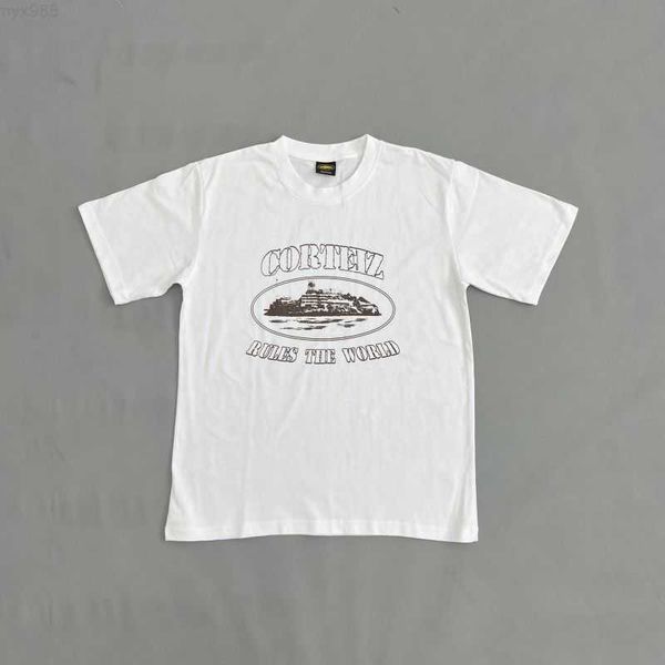 

premium t-shirt fashion letter corteiz men's thin fashion t-shirt, White;black