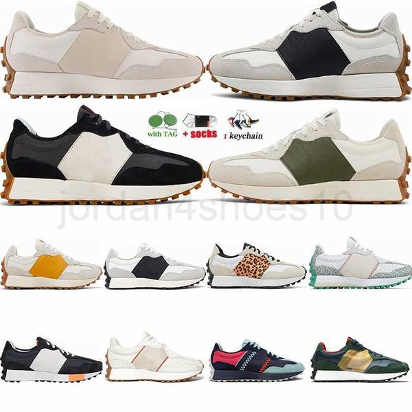 

running shoes white gum turtledove black leopard sea salt olive camo grey matter team red blue men women designer sneaker utility 327 traine