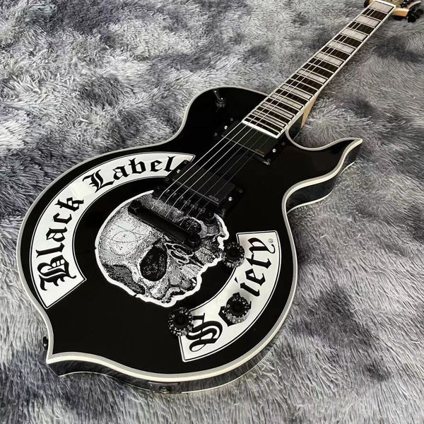 

customization electric guitar black signature professional beautiful timbre