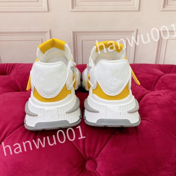 

new luxury casual shoe mens designer sneaker white leather calfskin sneakers shoes comfort outdoor trainers women's walking, Black