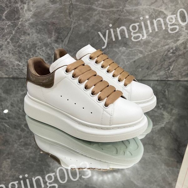 

2023 new luxury men's ladies casual shoes fashion leather colorblock flat street couple sneakers outdoor running shoes 39-46 sizes, Black