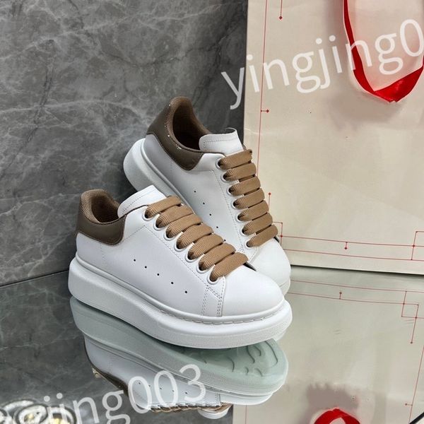 

2023 luxury men's ladies casual shoes fashion leather colorblock flat street couple sneakers outdoor running shoes 39-46 sizes, Black