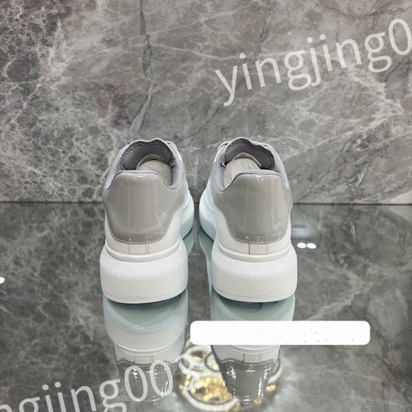 

2023 men's ladies casual shoes fashion leather colorblock flat street couple sneakers outdoor running shoes 39-46 sizes, Black