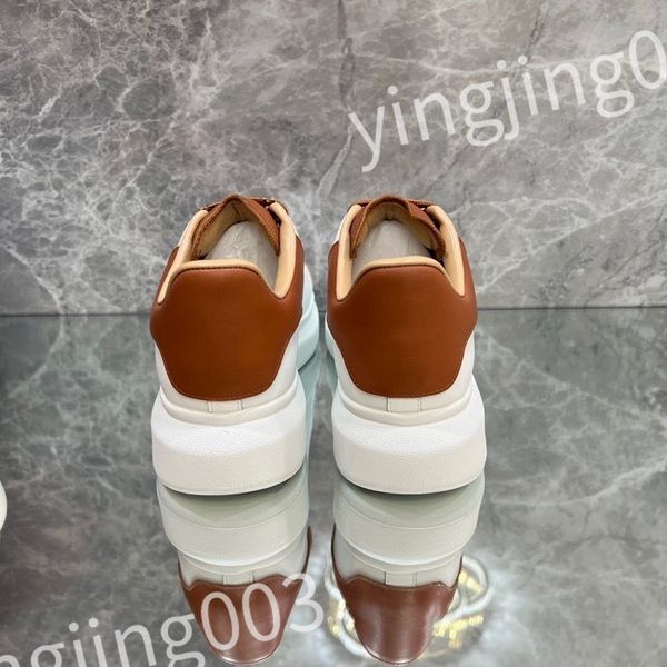 

2023 new luxury classic men's ladies casual shoes designer fashion leather flat street couple sneakers outdoor running shoes, Black
