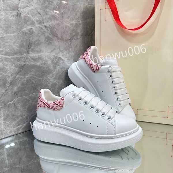 

brand mens womens quality designer sneaker lace up genuine leather sneakers fashion casual designer sneaker2023, Black