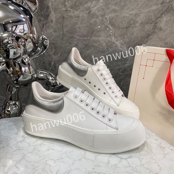 

new men quality designer sneaker lace up genuine leather sneakers fashion womens casual designer sneaker, Black