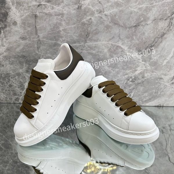 

2023new women mens fashion casual shoes classic dirty shoes mid double height bottom trainers leather glitter golden quality, Black