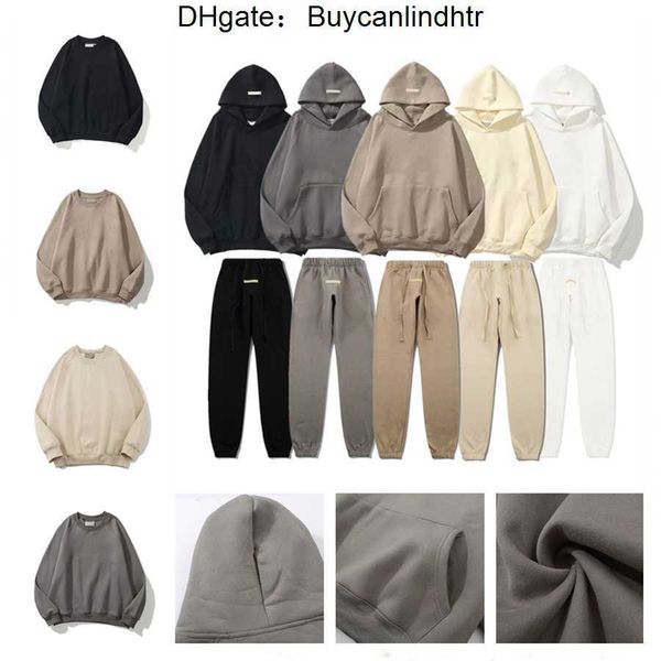

23ss men's hoodies sweatshirts ess hoodie mens women designers pull-over essen winter warm man clothing pullover clothes hoodys high1, Black