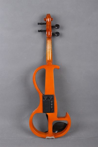 

electric violin silent 4/4 solid wood sweet tone case ebony fittings
