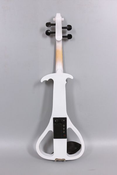 

yinfente white electric silent violin 4/4 solid wood sweet tone case